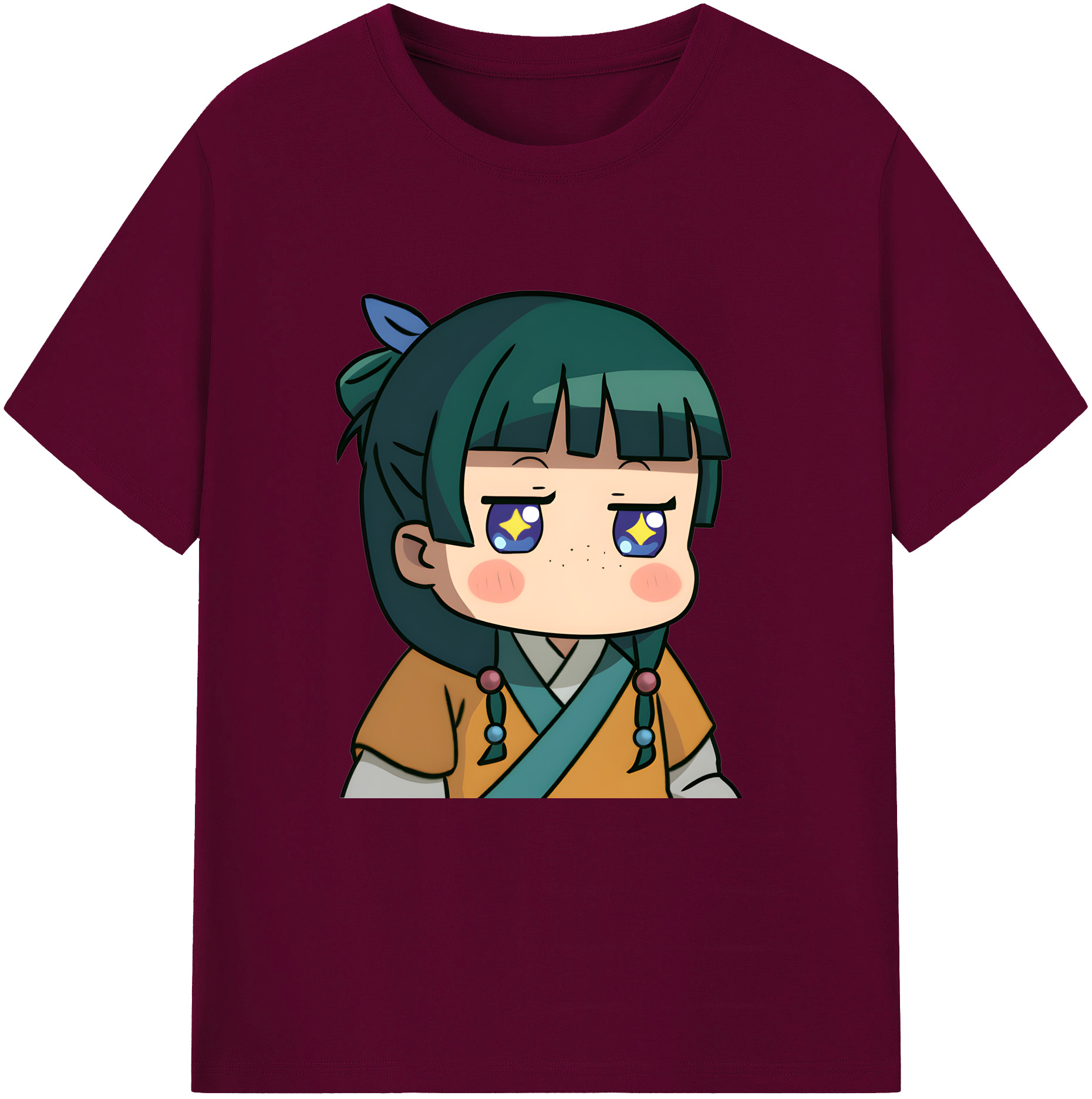 （画像用） 薬屋のひとりごと The Apothecary Diaries レディースカジュアルプリントTシャツ（綿100％）